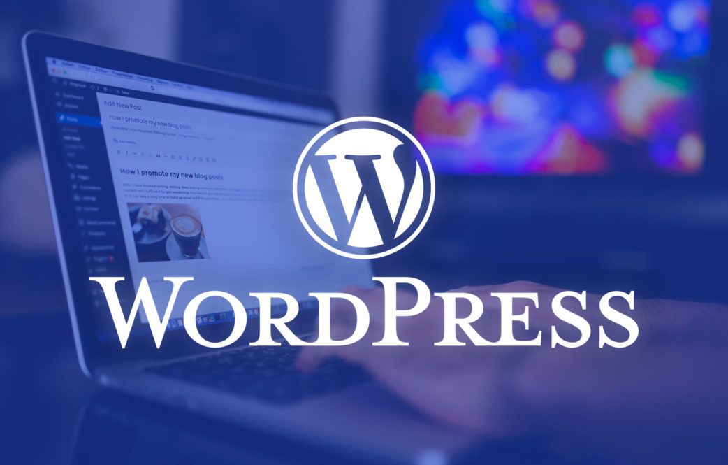 easily with wordpress